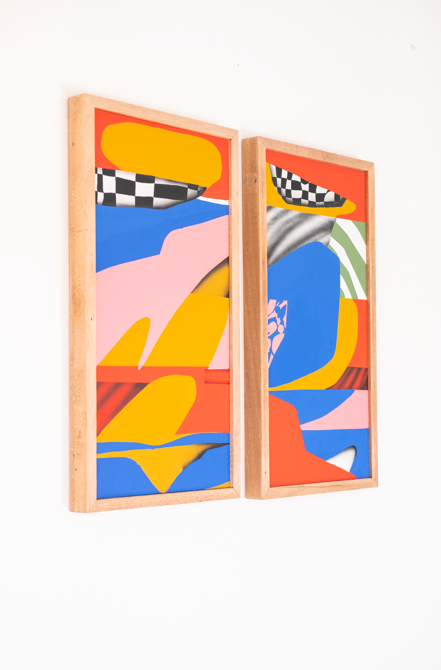 Beach Cult I & II 34cm x 54cm x 2